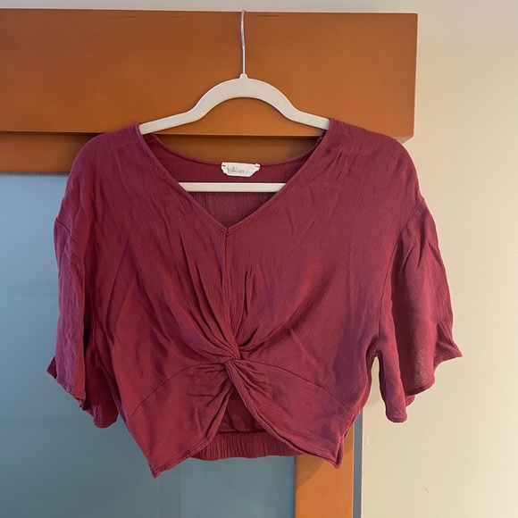 Boutique rust red crop top - Picture 1 of 2
